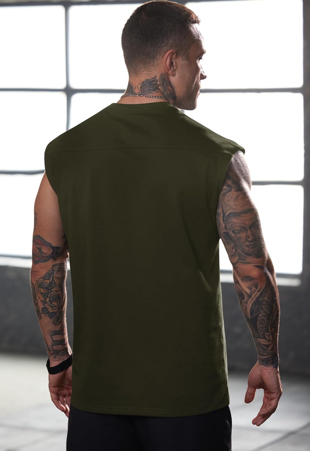 Men Graphic Muscle Tank Top Gym Workout Summer Casual Sleeveless Shirts (S-XXL) - Image 7