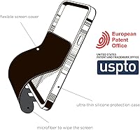 Vista 7 de Funda tipo cartera de piel prémium para iPhone 12 Mini - Modelo patentado - Fabricado en Francia - Azul