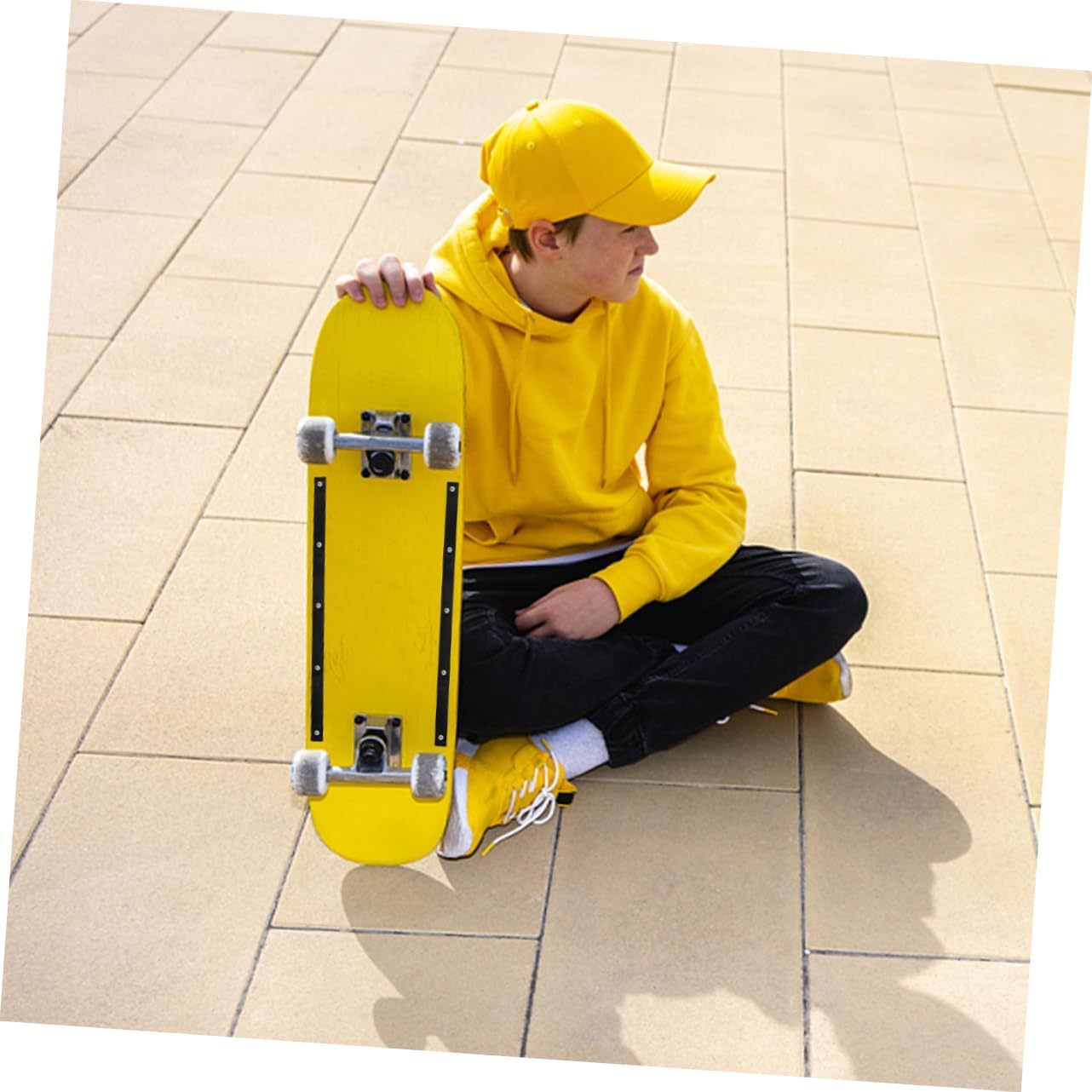 4pcs Skateboard Protector Plastic Skateboard Rails for Rail Supply Sturdy Rib Bone
