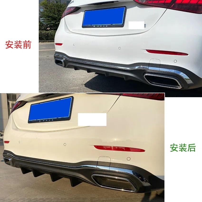 Modification de la lèvre arrière Benz W206 C260 | Style sport - 6
