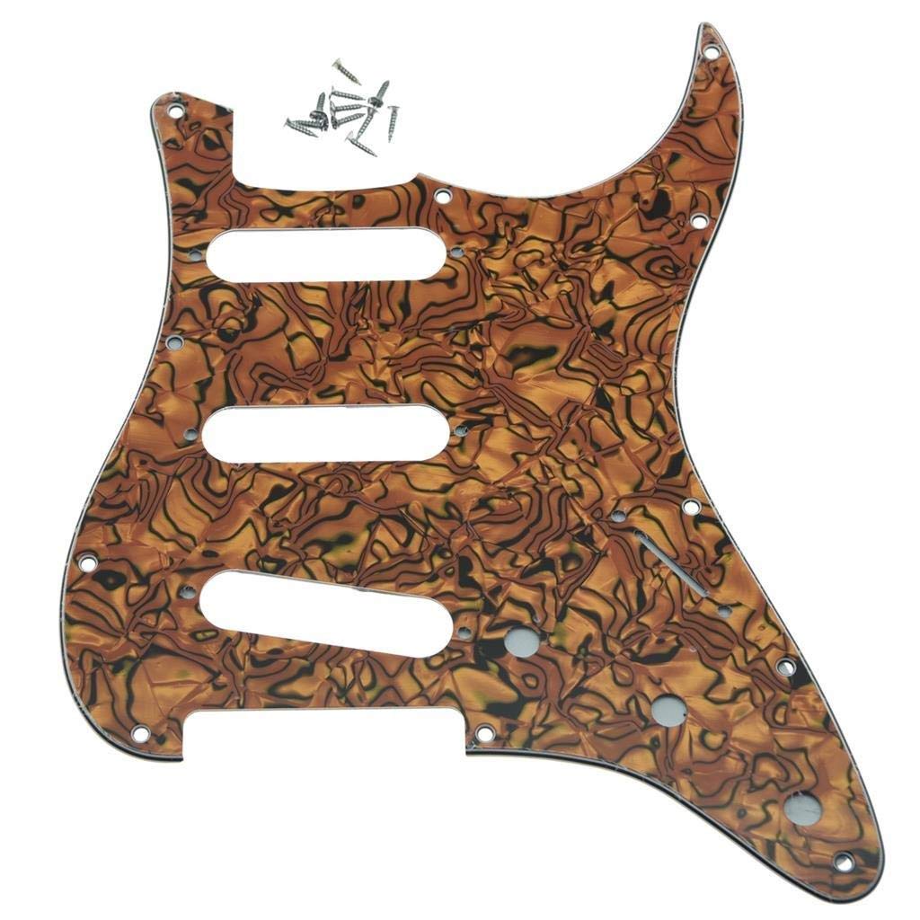 Bacchetta (Pickguard) Per Chitarra Stile Fender '62 - 11 Fori Per SSS Con Viti