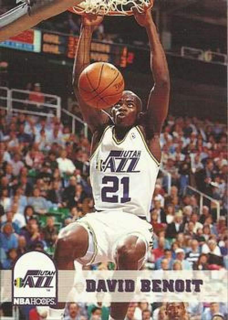 Amazon.com: 1993-94 NBA Hoops Series 1#213 David Benoit Utah Jazz
