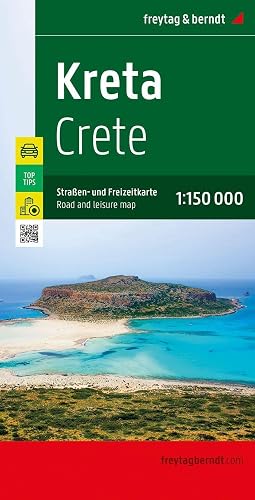Kreta, Straßen- und Freizeitkarte 1:150.000, freytag &amp; berndt: Mit Infoguide, Top Tips (freytag &amp; berndt Auto + Freizeitkarten)