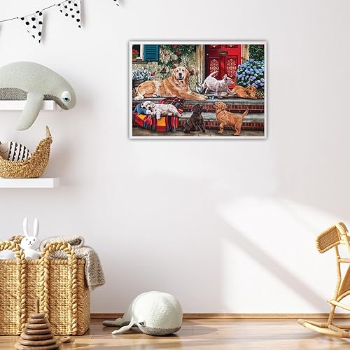 Miniatura 3 de Anatolian Puzzle -Dog Family Rompecabezas de 260 piezas # 3340