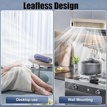 Brizaac Air Conditioner, Qinux Imwing Portable Air Cooler with 3 Speeds & LED Touch Screen, Libiyi Sherum Cooling Fan Quiet for Office Home, Ac Fans That Blow Cold for Bedroom(Beige-2pcs)