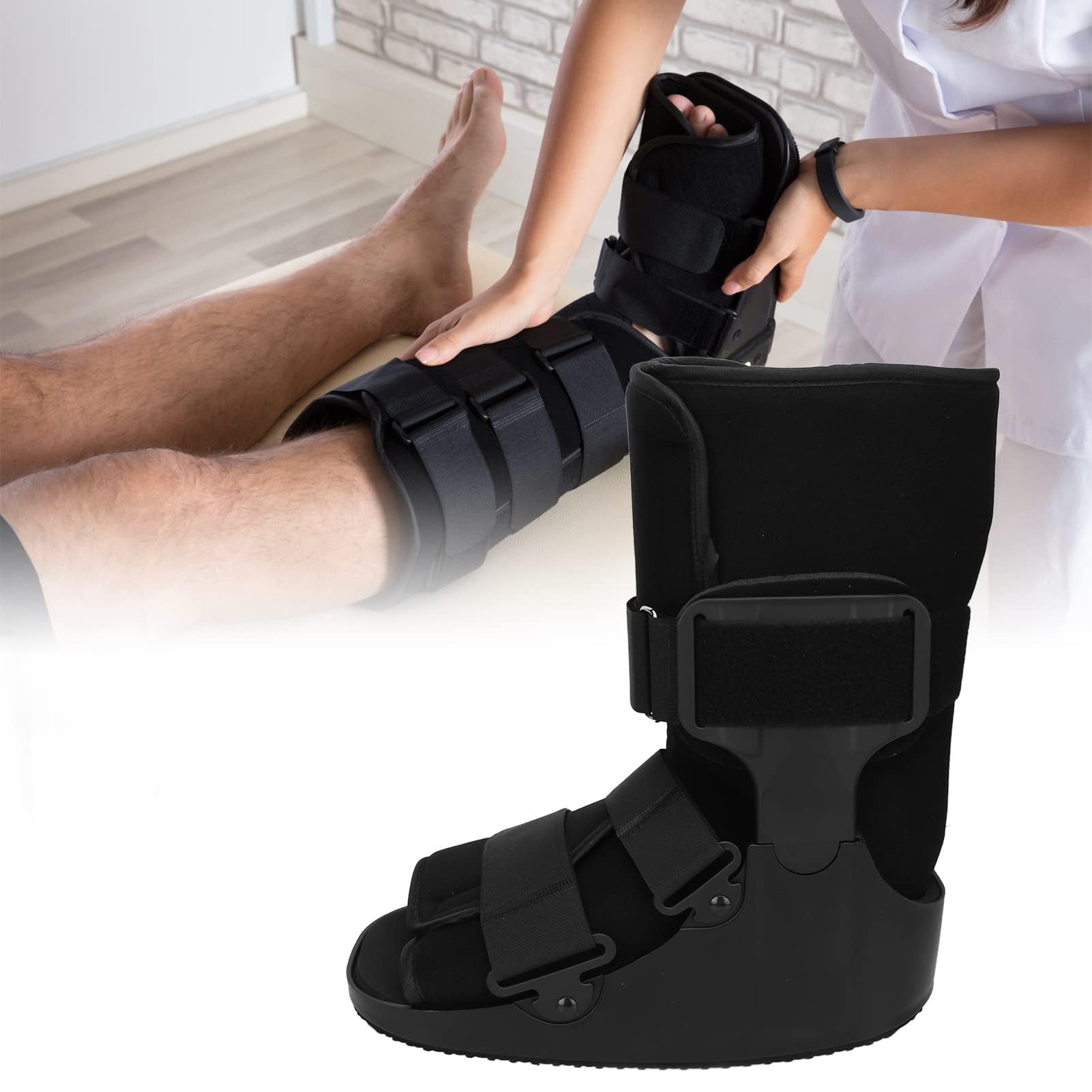 Scarponcino Medico Brace Direct - Con Pompa Aria, Per Distorsioni
