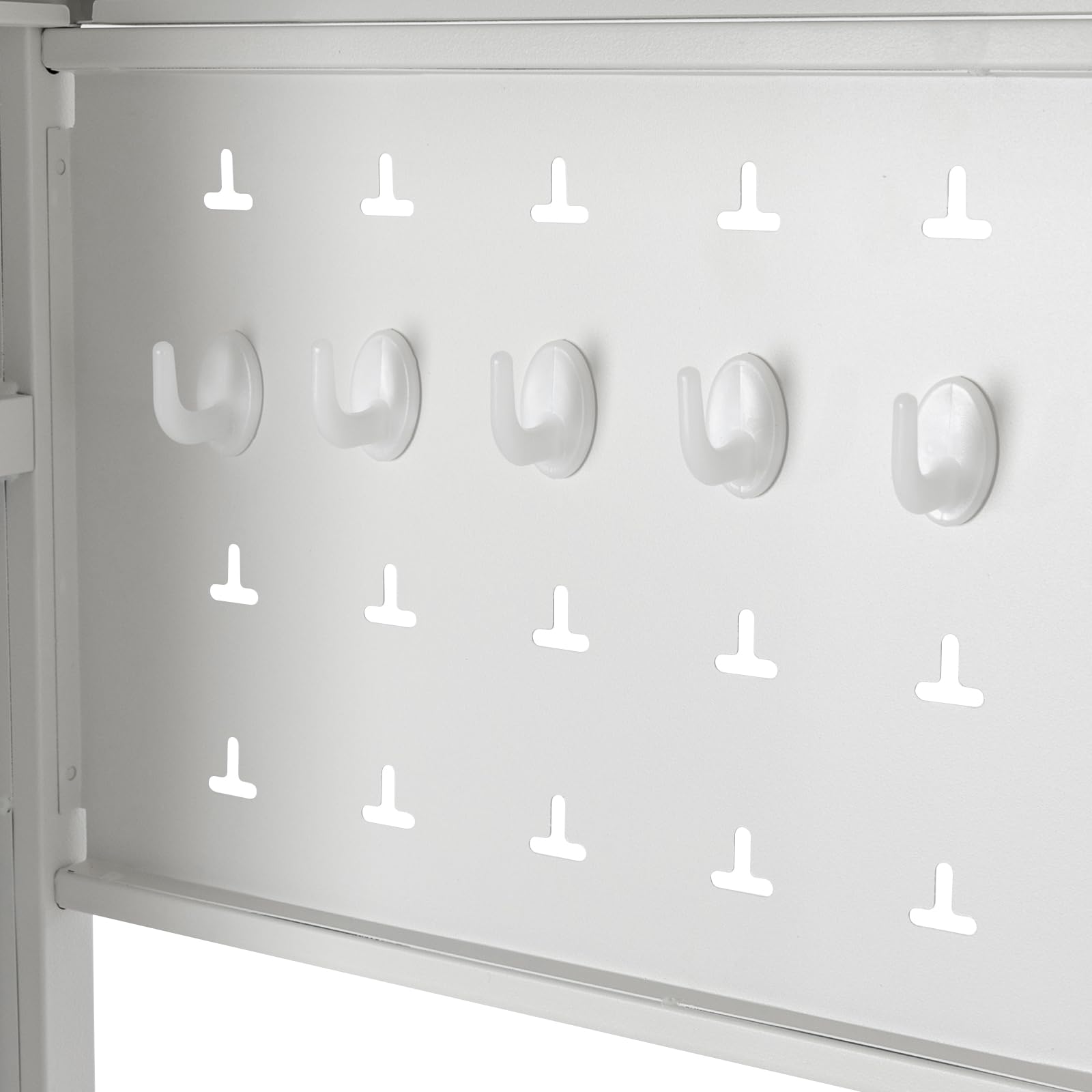 Küchenregal 5-stufiges Lagerregal 80 x 40 x 162.5cm Standregal Küchen Organize, Beweglicher Lagerorganisator mit Rädern Gesamtbelastbarkeit 200kg für Mikrowelle, Kochutensilien