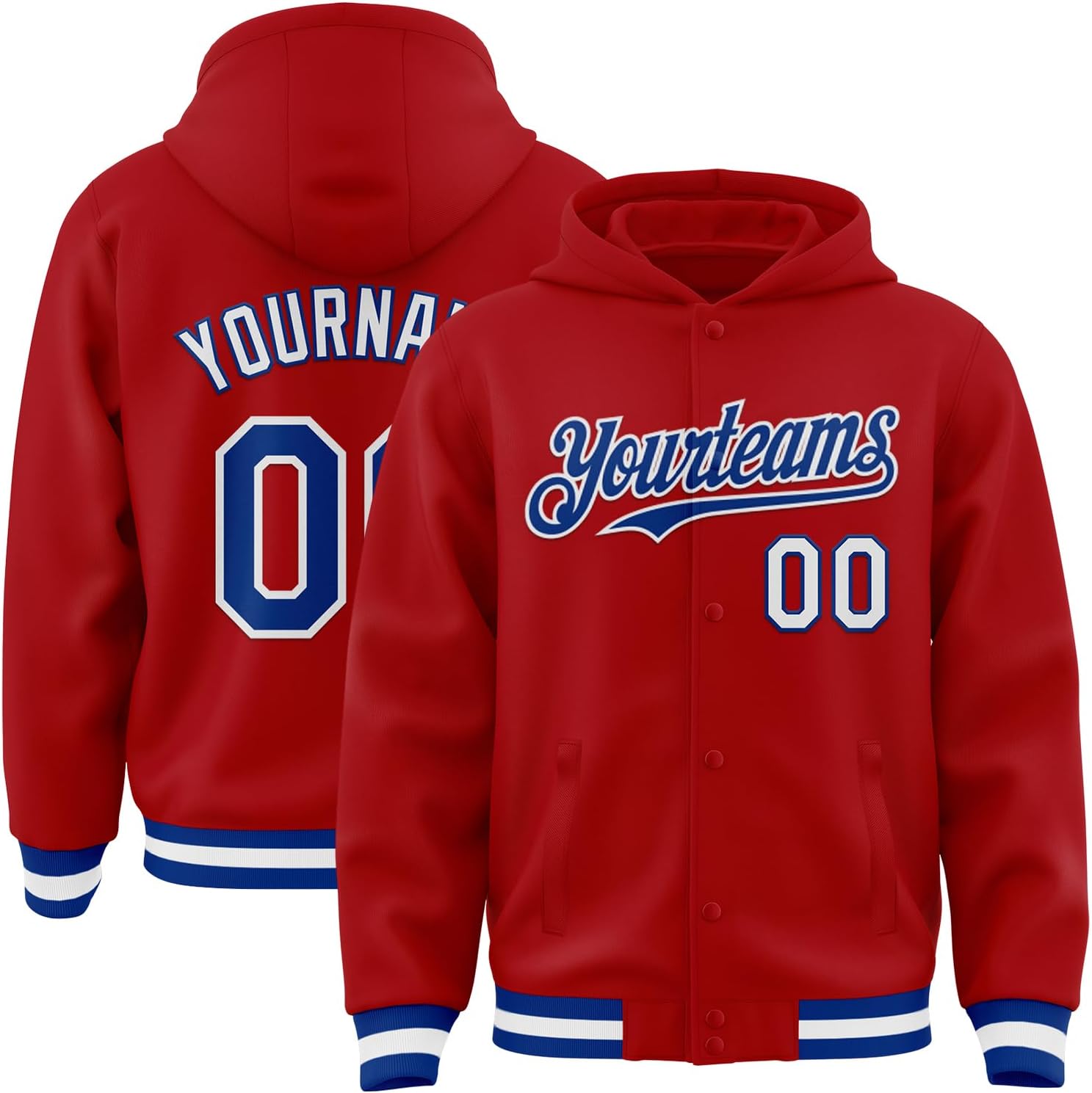 Fanscustom Personalized Varsity Hoodies Leather Bomber Jacket Custom Adult Teens Baseball Jacket Customized Team Jerseys