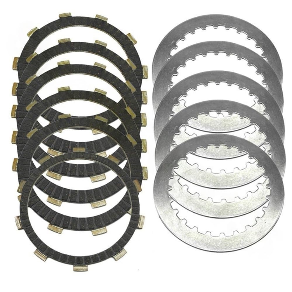 Embrague Fricción Placa Disco fricción embrague motocicleta, placa acero para CRM 125 JD10 1990-1999 NSR 125R JC22 1988-2003, piezas del kit de transmisión separador