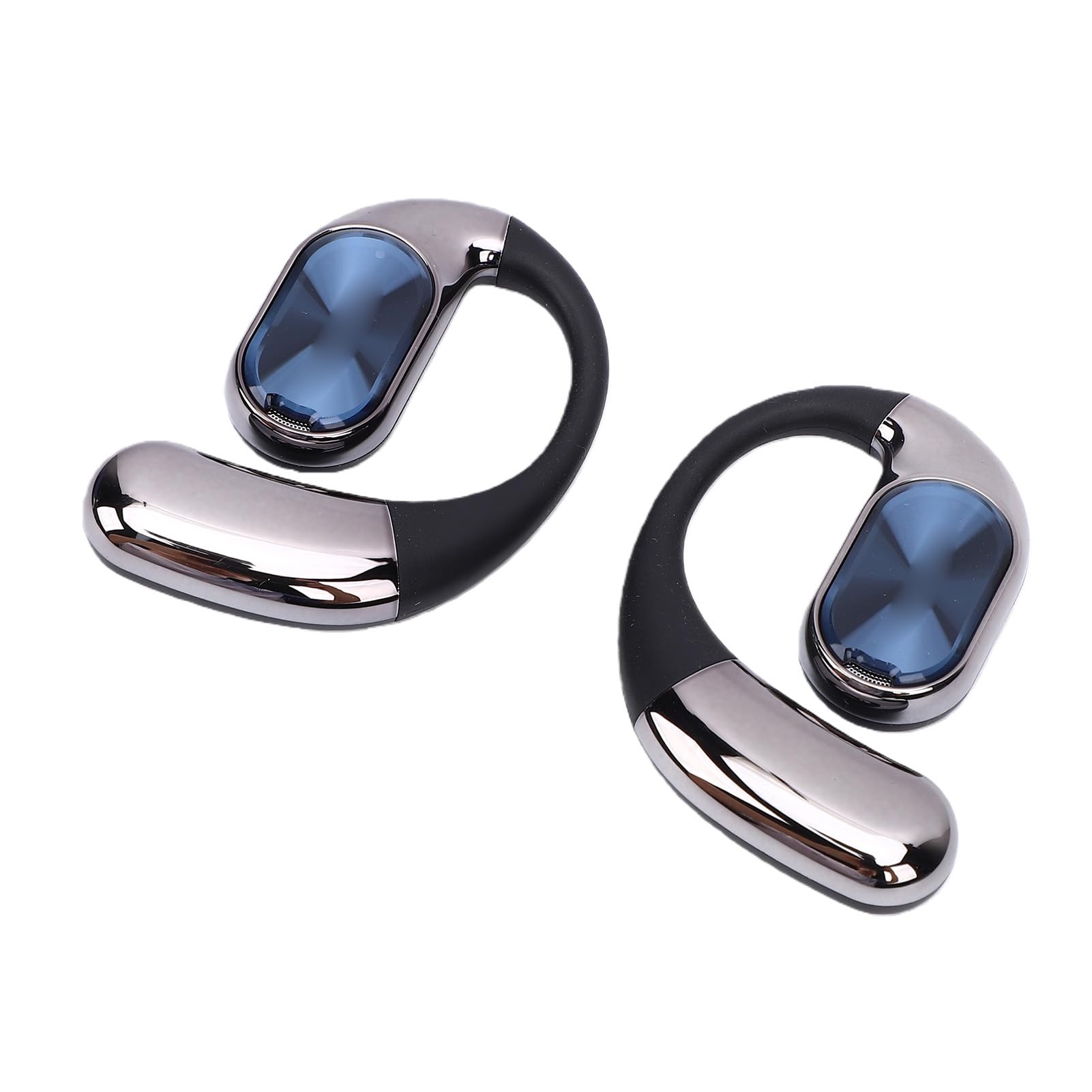 Sxhlseller Auricolari Wireless, Cuffie Bluetooth 6.0 Aperte con Ganci per L'orecchio, Auricolari Impermeabili per Allenamento, Corsa, Microfono con Cancellazione del Rumore Fino a 60 Ore, (BLACK)