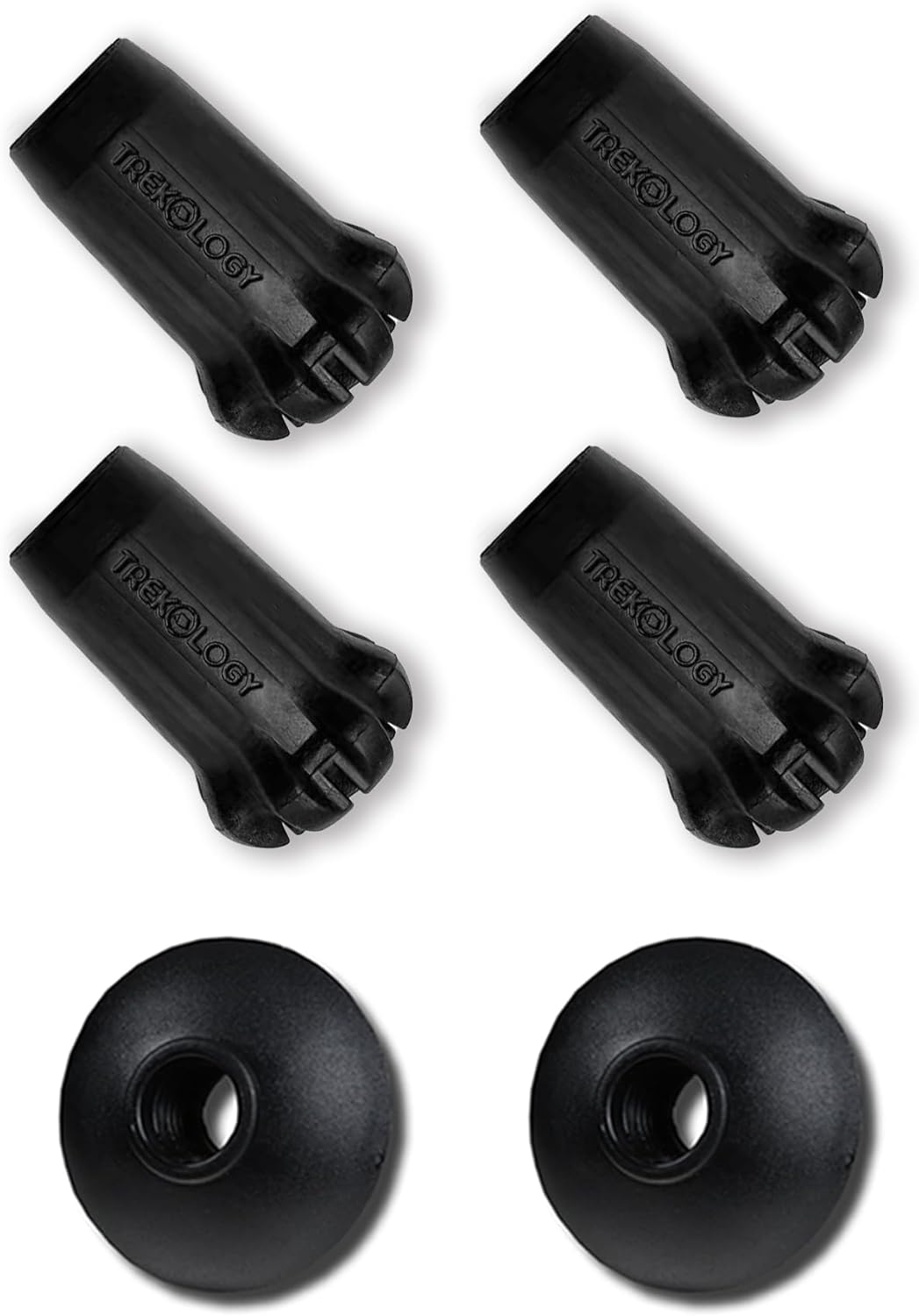 Trekology Trekking Pole Accessory Set: Durable Tips for Smooth Surfaces Trekology Trekking Pole Accessory Set: Durable Tips for Smooth Surfaces