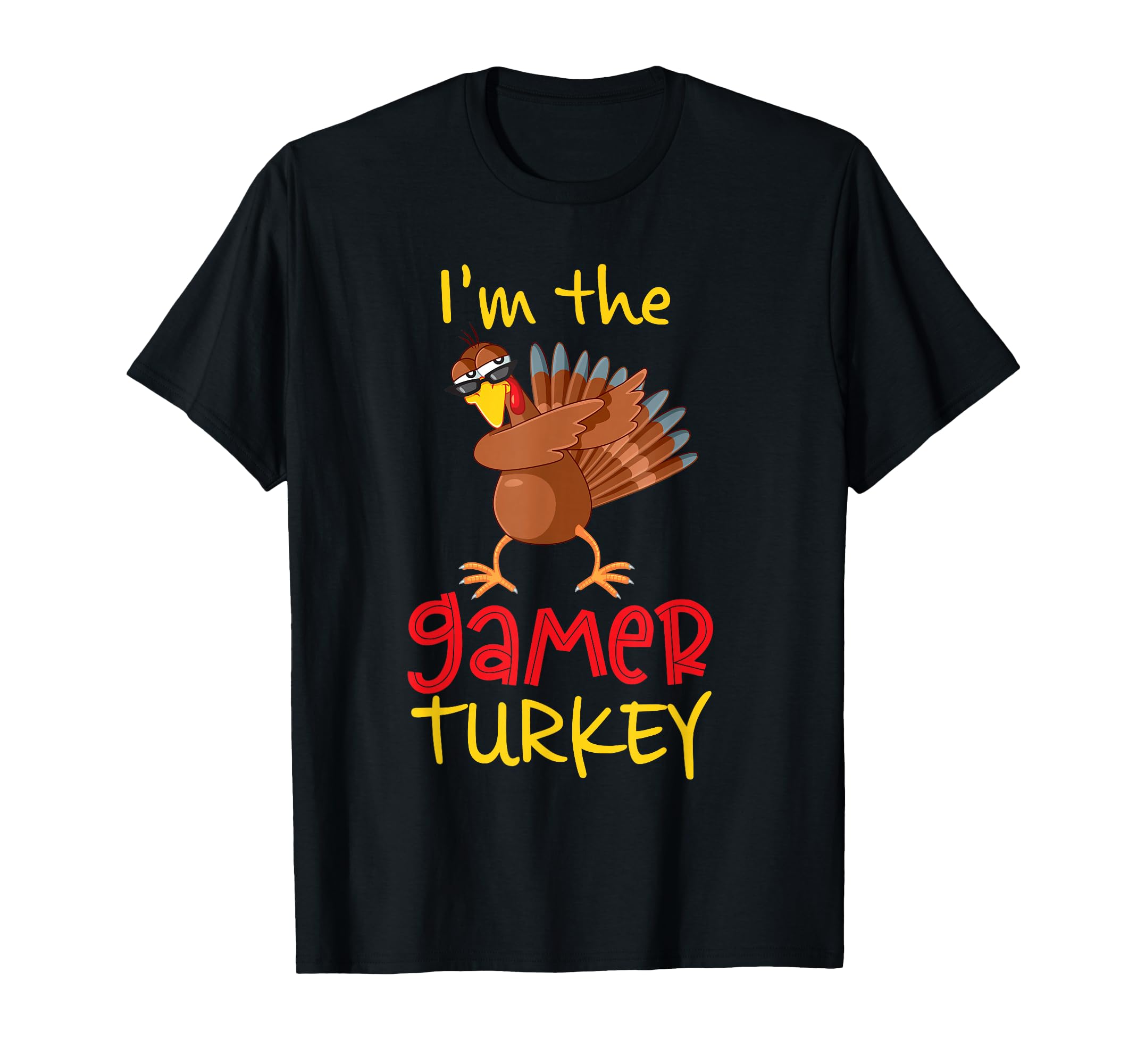 Funny Gamer Turkey Matching Family Group Thanksgiving Party T-Shirt
