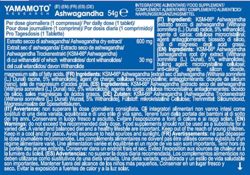 Yamamoto Research Ashwagandha 60 Compresse - 2