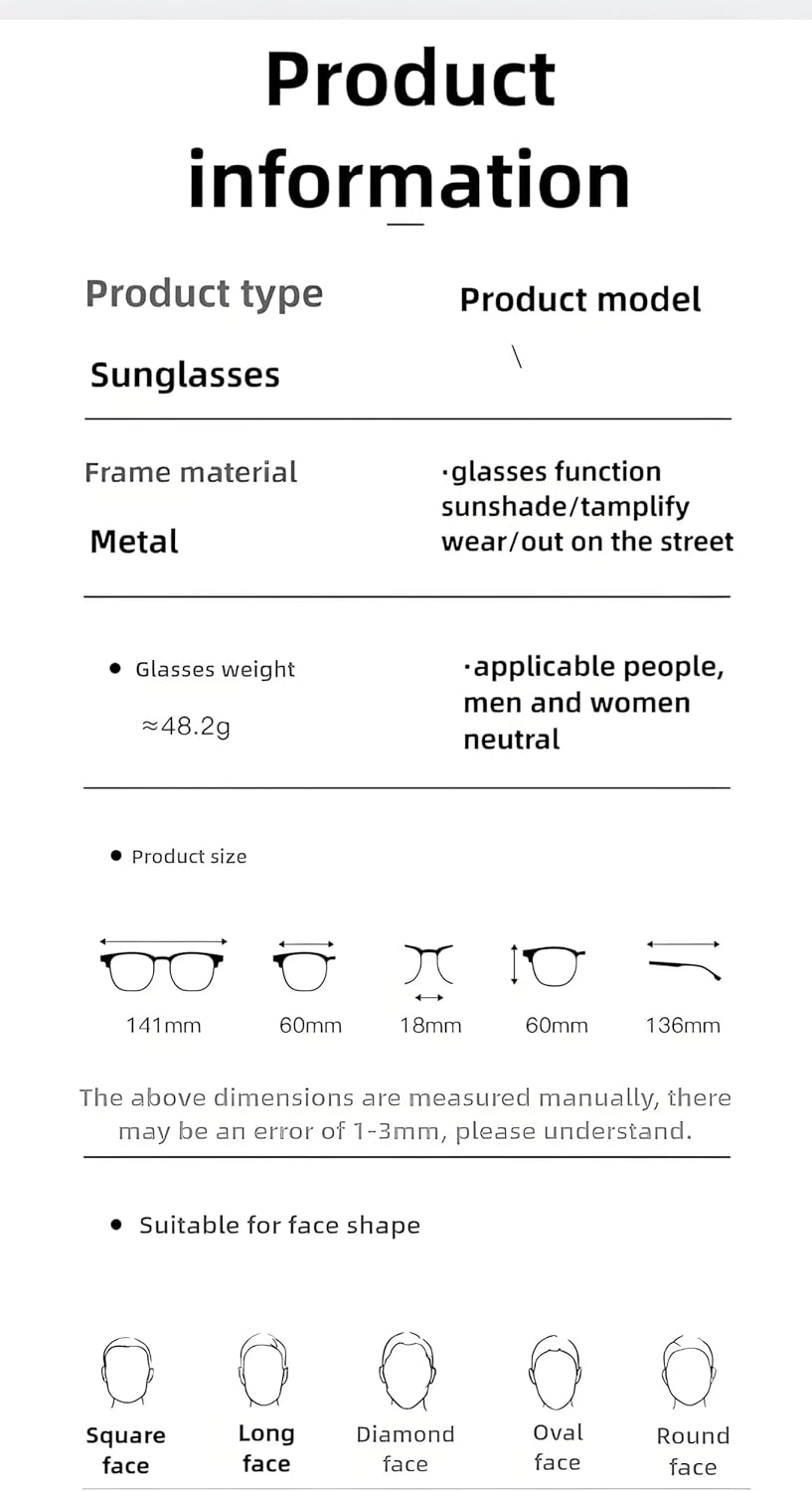 Adjustable Tint Sunglasses, 1-9 Gears Polarized Glasses with ND Filter Lenses for Men, Beach, Fishing, Driving - Image 9