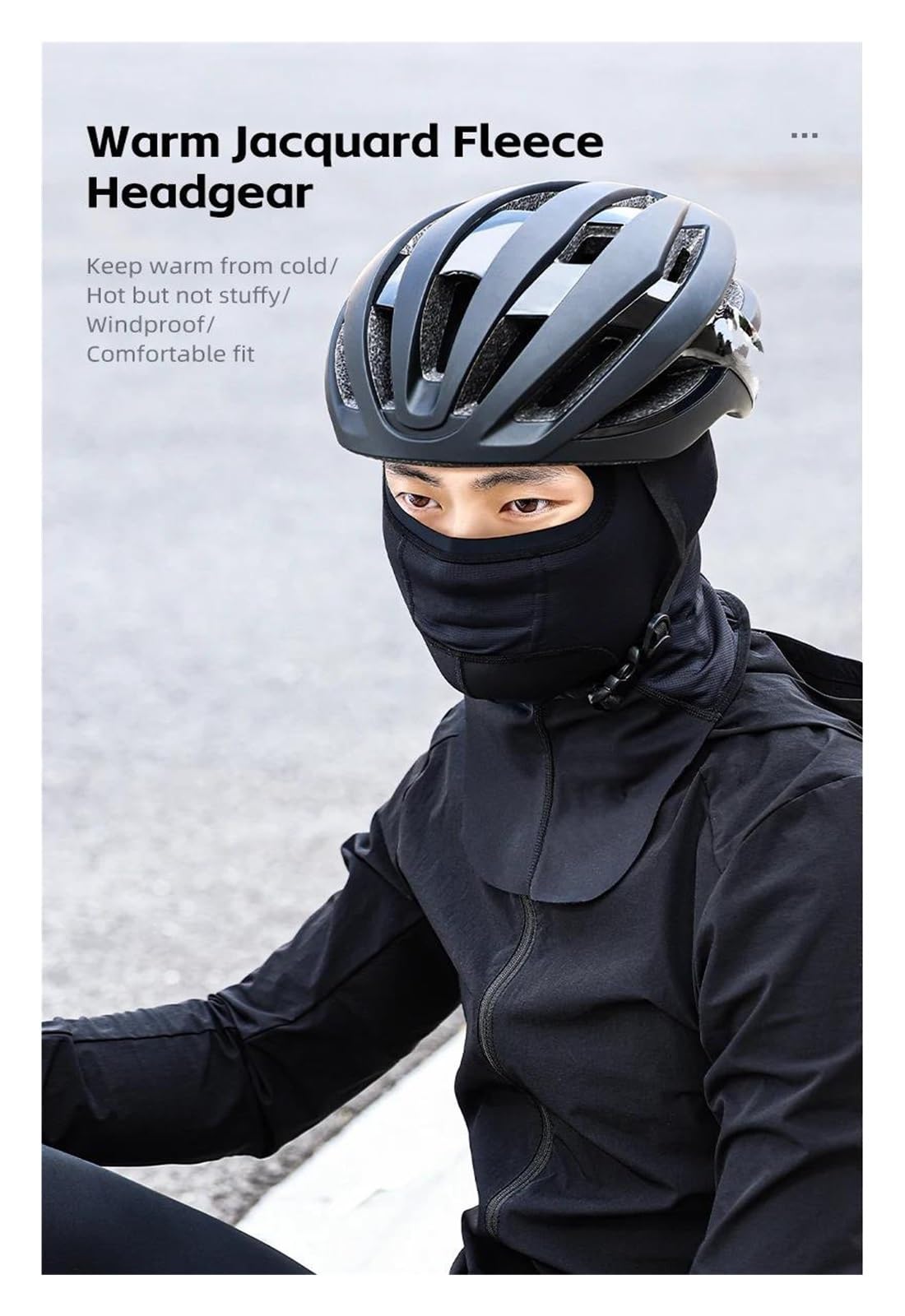 Máscara de Esquí Máscara de Viento Casco para montar en motocicleta, gorro de lana para ciclismo, a prueba de viento, térmico, para deportes al aire libre, máscara facial completa, gorra de ciclismo p