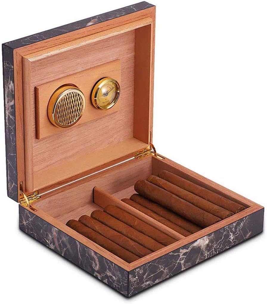 Hygrometer with Humidifier and Humidifier - Wear-Resistant Versatile Strong Wear-Resistant Seal Good Cigar Box Suitcase Cigar Box