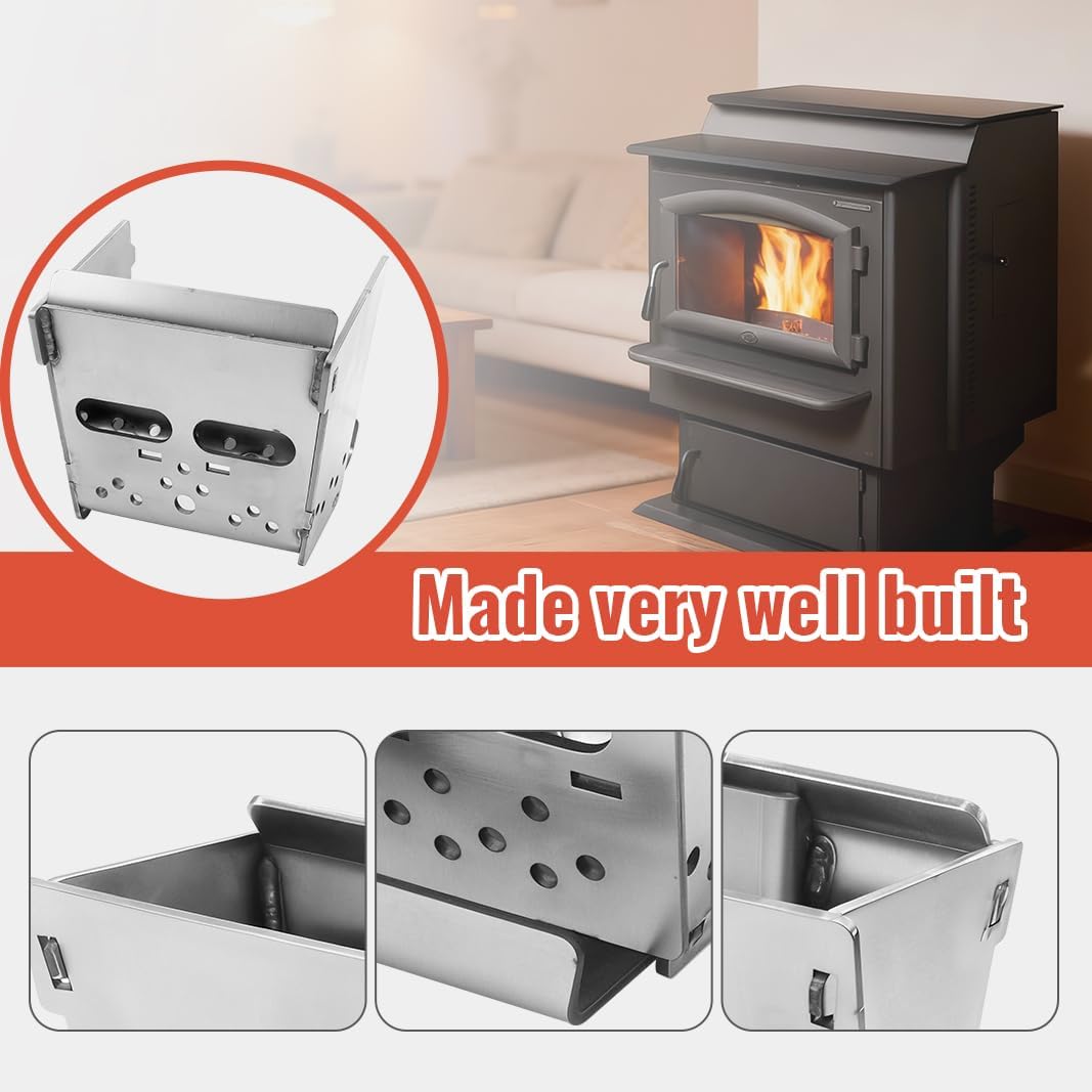 Firepot Replacement for Pelpro, Pleasant, Hearth Pellet Stoves, Burning Pot, SRV7077-003&SRV7077-043