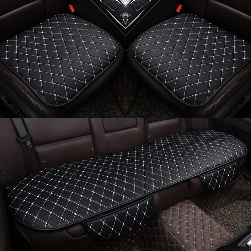 Coprisedili Anteriori In Pelle PU Per Alfa Romeo Stelvio 2017-2021 – Set 2 Pezzi, Colore Coffee, Antiscivolo E Traspiranti