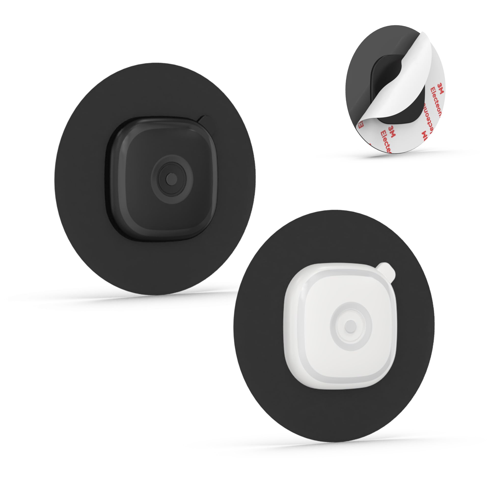 2Pack for Tile Mate Case with 3M Adhesive Sticker, Waterproof Anti-Lost Fabric Holder for Tile Life360 Mate Tracker Hidden Tile Holder for Backpacks/