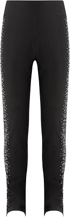 Kids Girls Figure Ice Skating Leggings