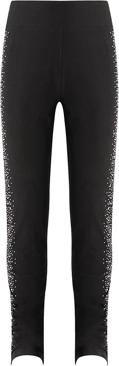 Kids Girls Figure Ice Skating Leggings