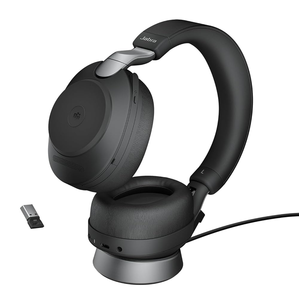 【Jabra】Evolve2 85 USB-Type-A Jabra Evolve2 85 bezprzewodowy zestaw słuchawkowy do