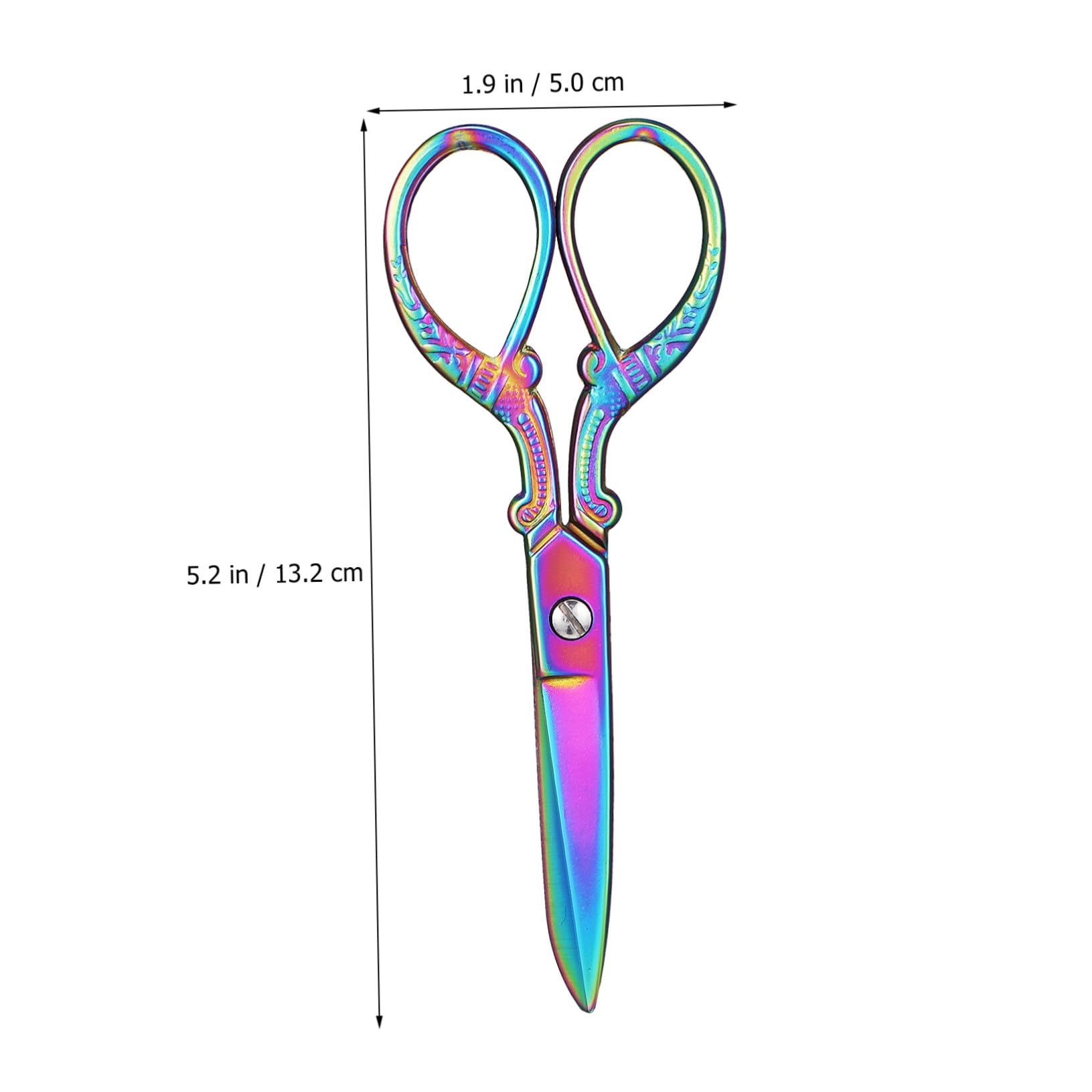 Tijeras de Costura Acero Inoxidable para Trabajo Pesado Corte Preciso de Tela Tijeras Portátiles para DIY y Manualidades Casa