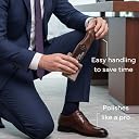 Chardonnay Premium Liquid Shoe Polish Black & Brown COMBO for Leather Shoes – Instant Shine, Easy Applicator, Quick-Dry & Long-Lasting Protection – Shoe Shiner, Polish Liquid, Formal Shoe gallery image