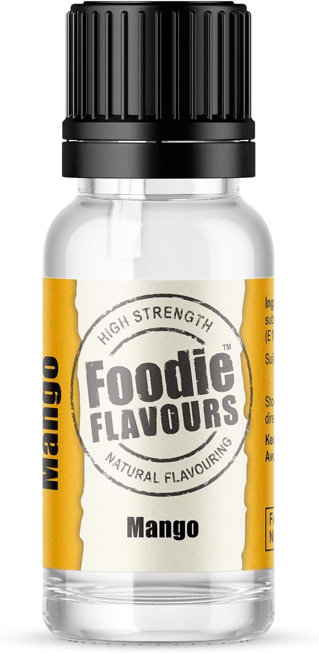 Foodie Flavours Natural Mango Flavouring, High Strength - 15ml