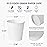 Turbo Bee 10 oz Disposable Coffee Paper Cups,270 Pack Hot Drinking Cups,White Paper Party Cups