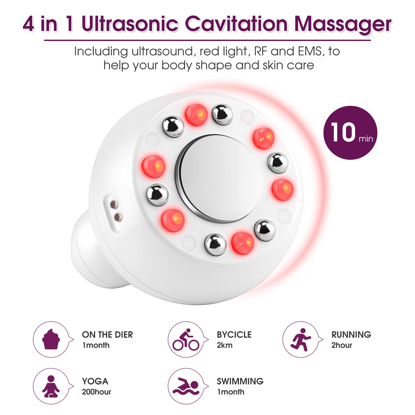 4D RF Ultrasound Device EMS キャビテーション Cavitation+RF