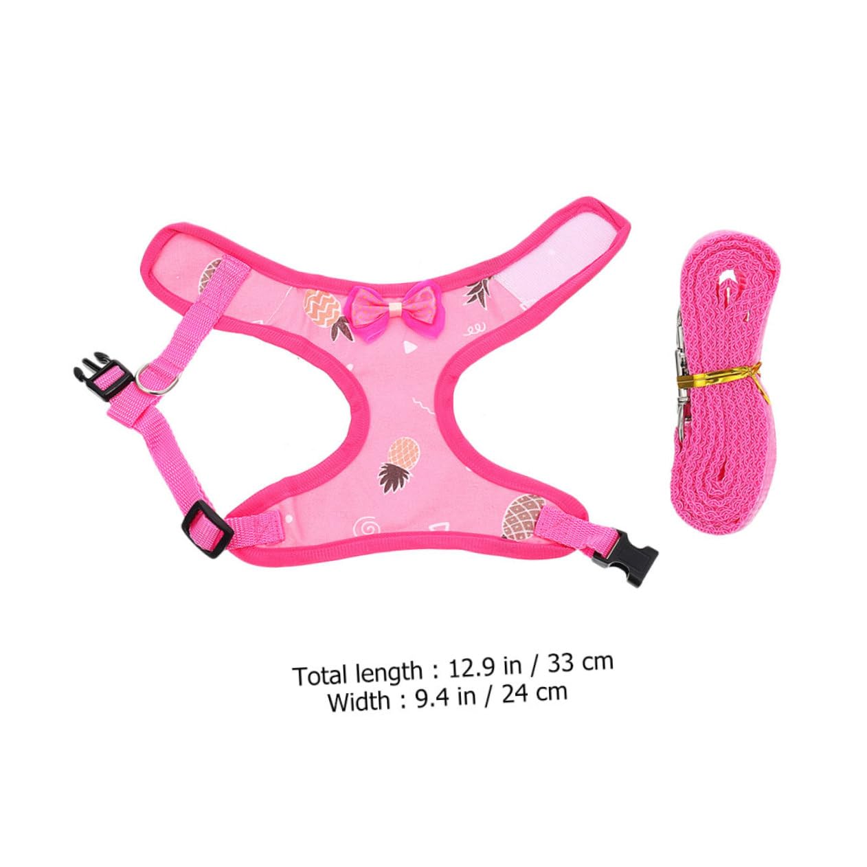 Happyyami 2Sets Pet Hen Harness with Leash of Chicken Traction Rope for Walking and Vest for Poultry for and Stylish Hen Outings