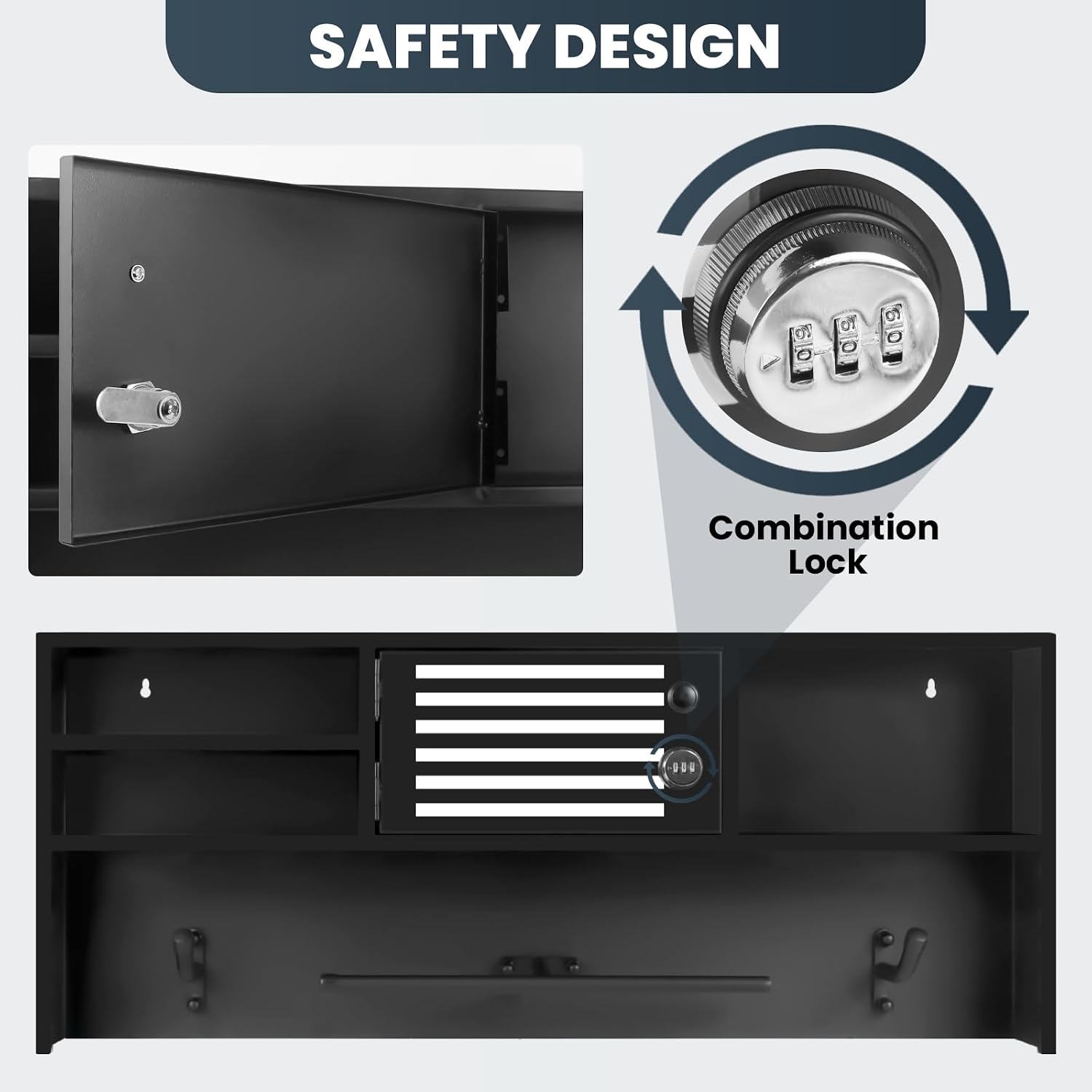 Police Gear Rack Wall Mounted, Tactical Gear Stand for Law Enforcement Gear, Police Vest Hanger and Plate Carrier Organizer