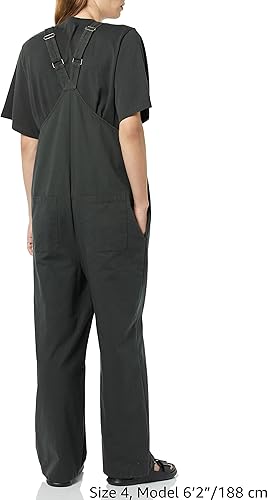 Vista 2 de rareself Enterizo de sarga de pierna ancha con cremallera frontal para todo género