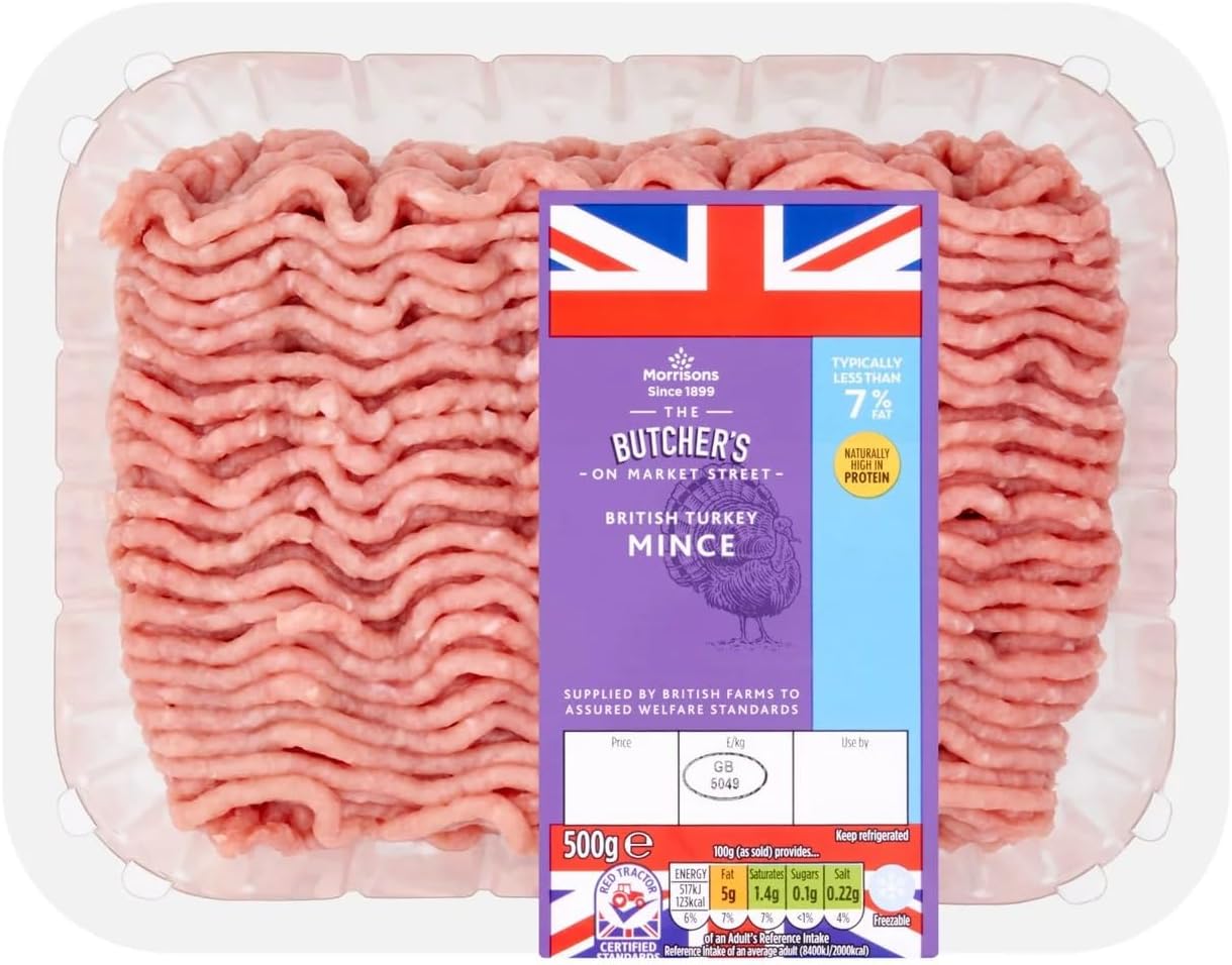 Morrisons The Butcher's On Market Street British Turkey Mince, 500g