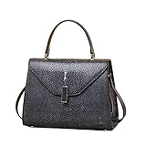 Exotic Stingray Leather Pattern Female Black Purse Authentic Pearl Fish Skin Print Women Handbag Lady Single Cross Shoulder Bag