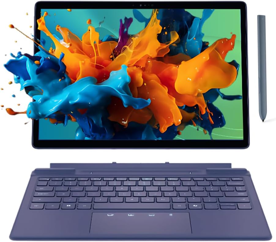 Dell Latitude 7350 Detachable 2-in-1 Laptop Tablet | W/Keyboard & Pen | W/ 2.5 Year Direct Warranty |13" 3K 2880 x1920 | Core Ultra 5 134U 12 cores up to 4.4GHz 16GB RAM 256GB SSD Windows 11 Pro