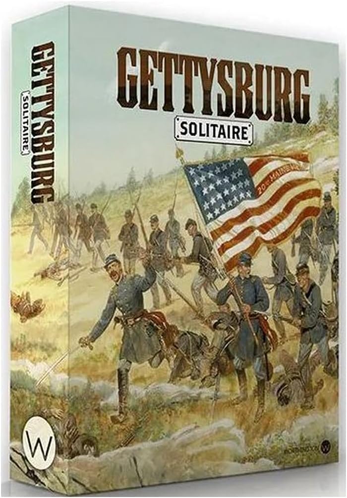 Worthington Games Gettysburg Solitaire Board Game Boxed Edition for Adults 18+