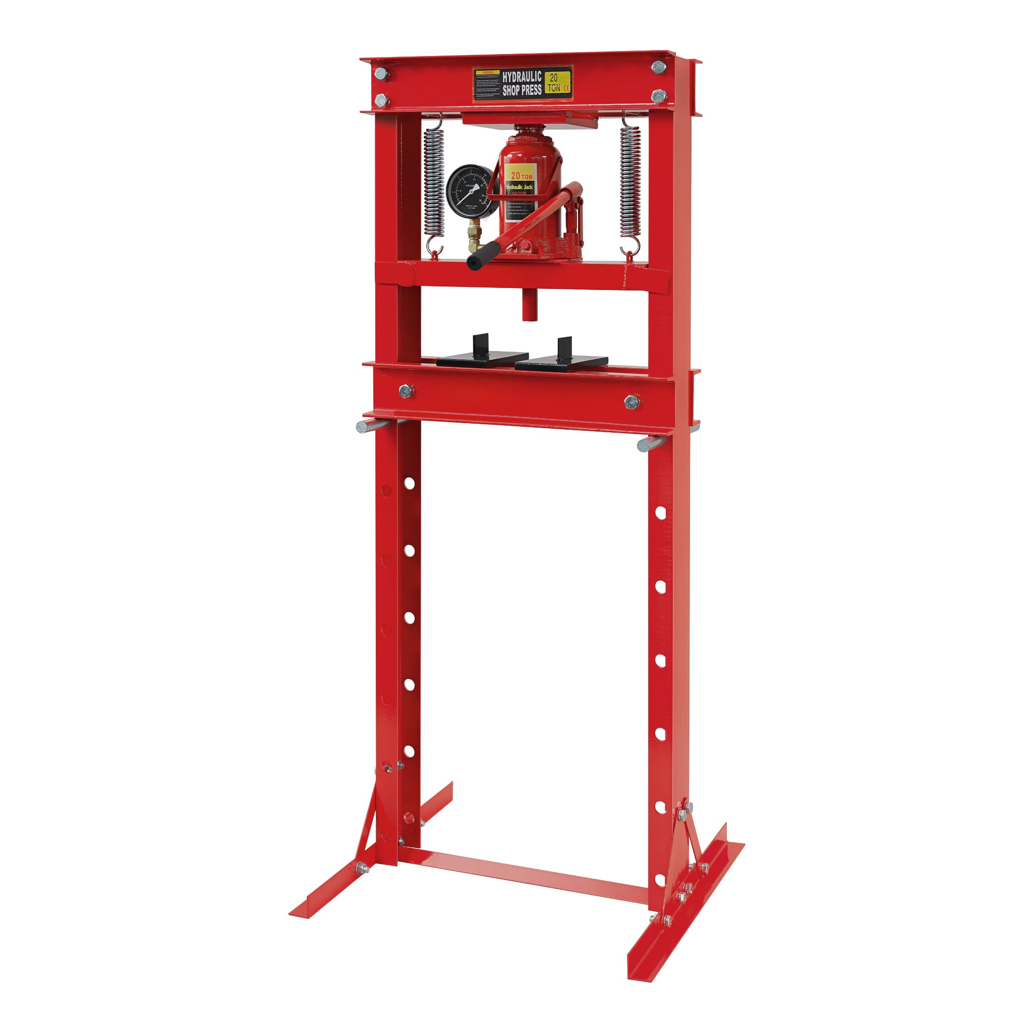 WilTec Presse hydraulique – Presse atelier – 20 t – 680 × 600 × 1500 mm