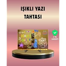 YamanHobi USB Ba lant l  LED Akrilik  izim ve Not Tahtas  -