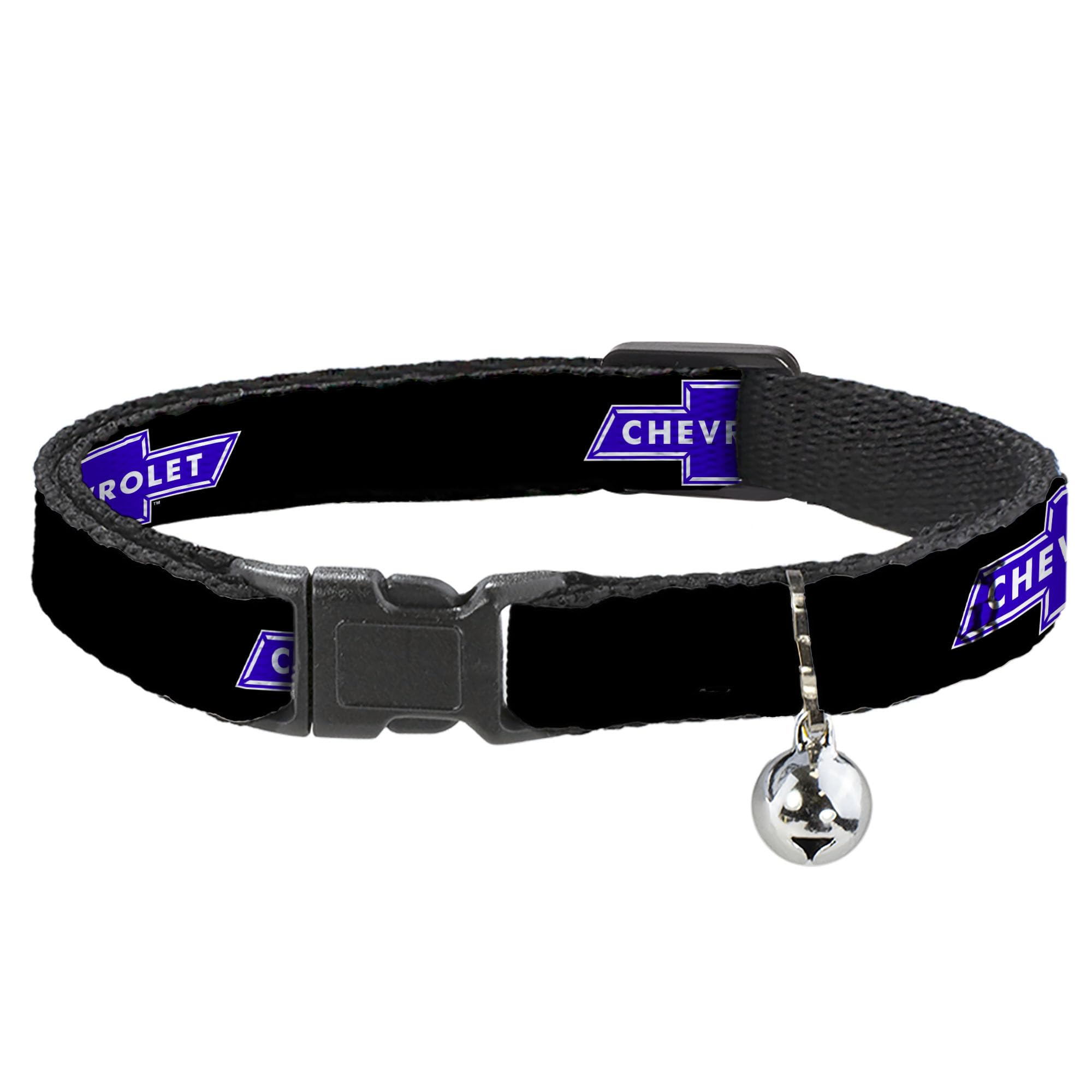 Collar para gato Chevy Bowtie de 8 a 12 pulgadas en color negro ajustable