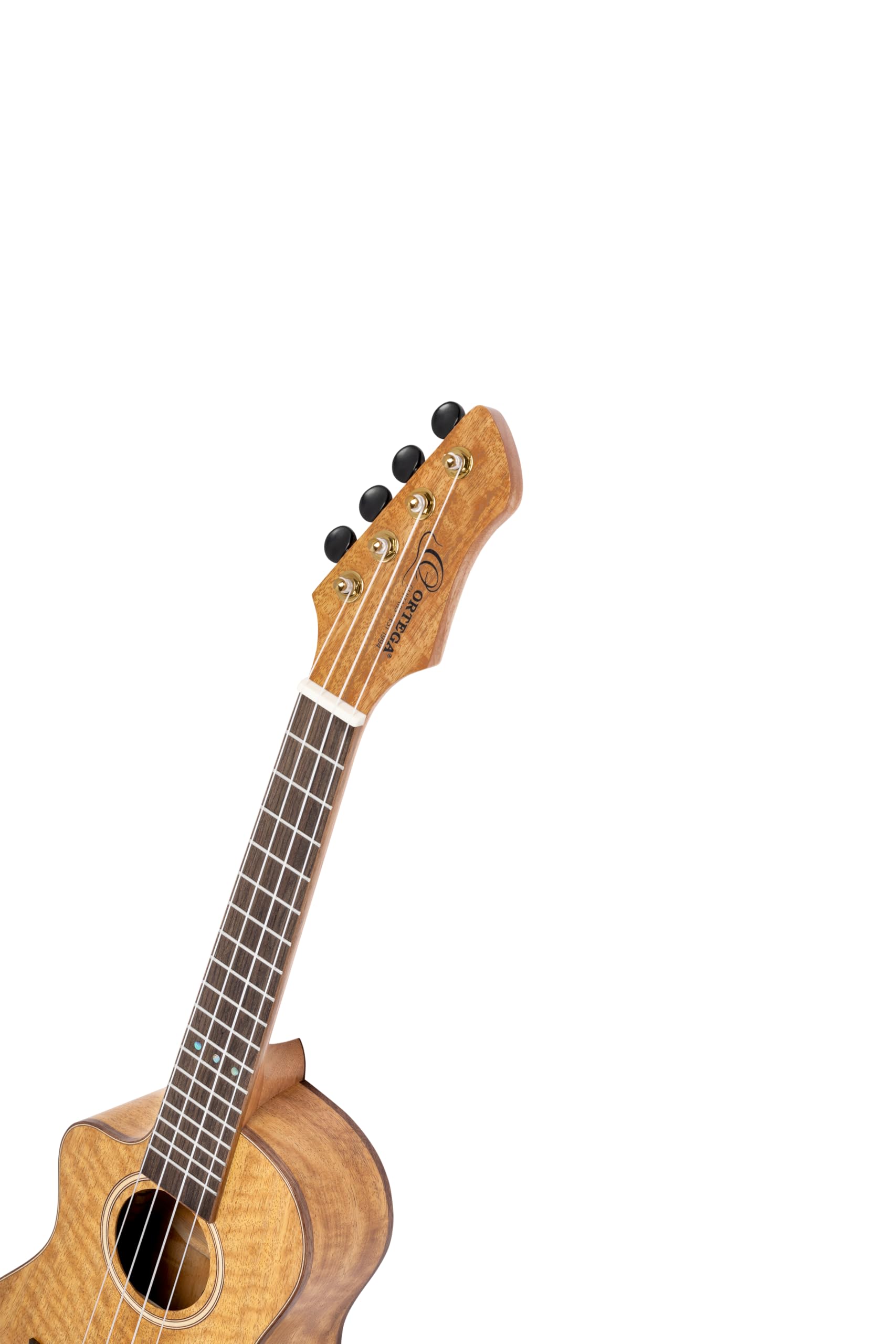 Ortega Guitars Ukulele Concerto Mancino – Elettro-Acustico – Horizon Series – Gig Bag Inclusa – Mango, Natural (RUMG-CE-L)