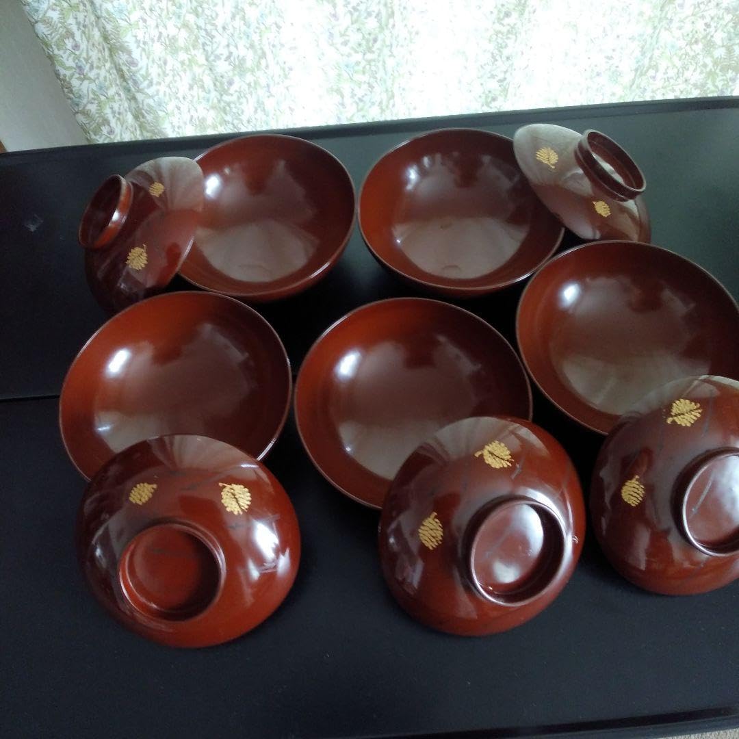Amazon.co.jp: 明治時代 輪島塗吸い物椀 5客 : ホーム＆キッチン