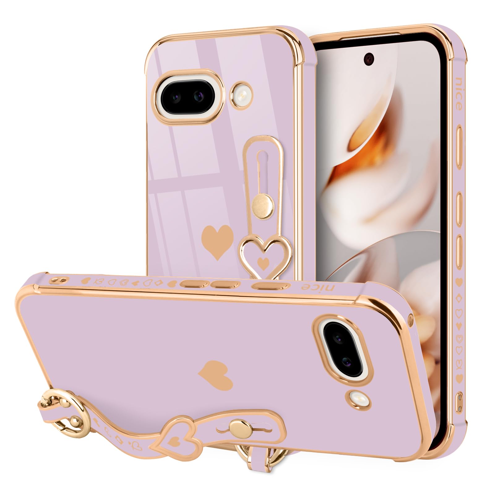 LLZ.COQUE Handyhülle für iPhone 17 Pro Max, Mädchen Curly We