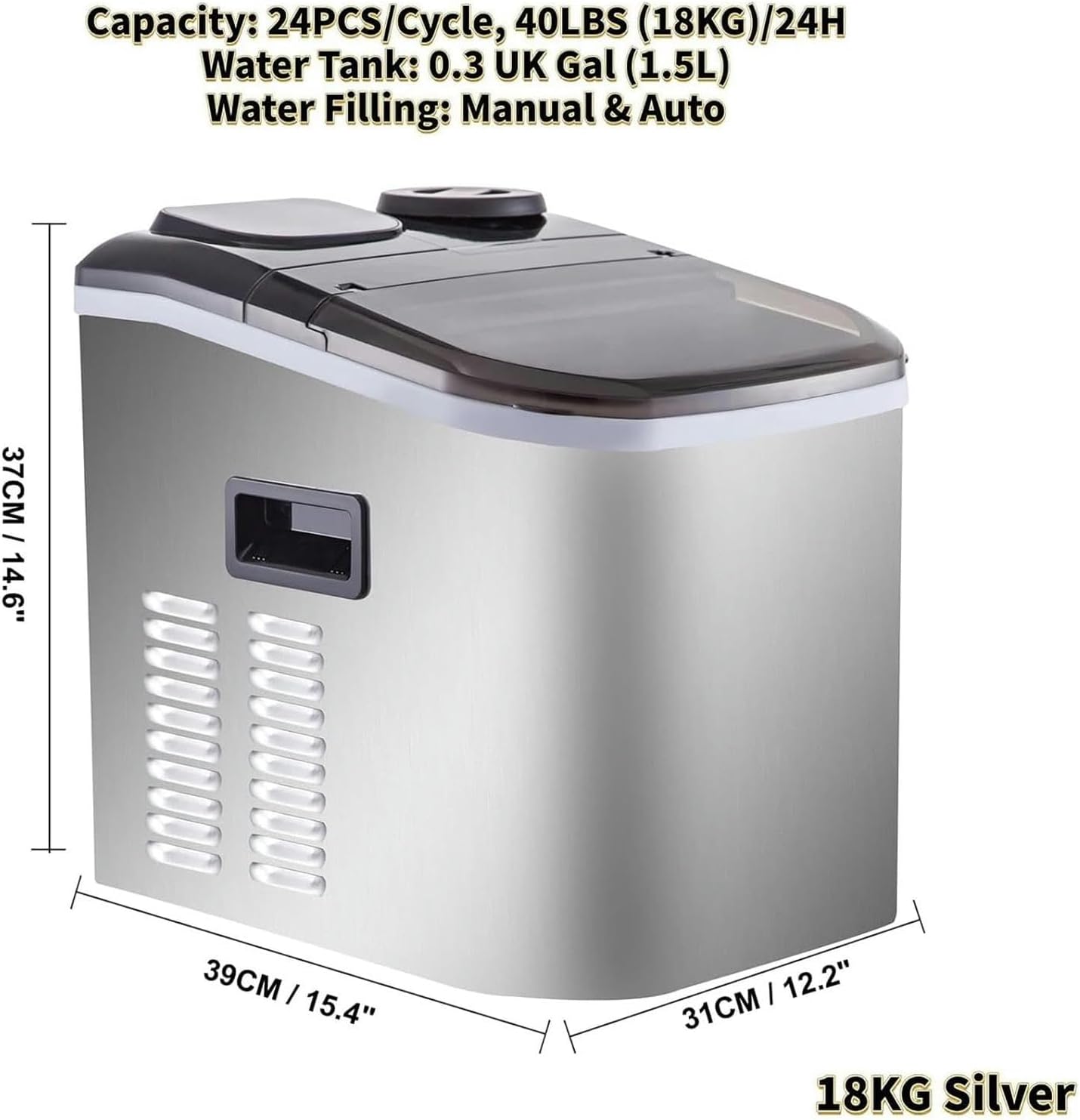 AMNOOL Machine to Make Ice On Counteract