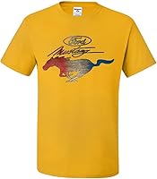 Vista 5 de Camiseta con logotipo Ford Mustang GT Shelby Cobra Boss 302 Muscle para hombre