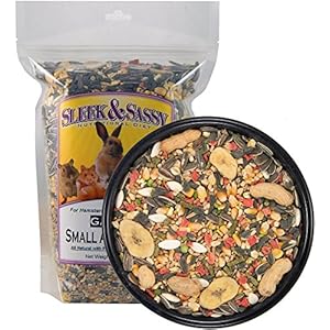 SLEEK & SASSY Garden Small Animal Food for Hamsters, Gerbils, Mice & Rats (2 lbs.)