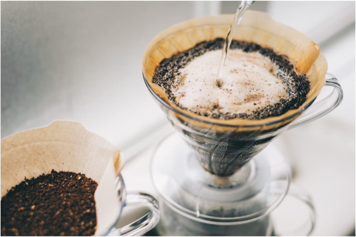 Hario V60 Papier-Kaffeefilter, Größe 02, natürlich, 600 ct