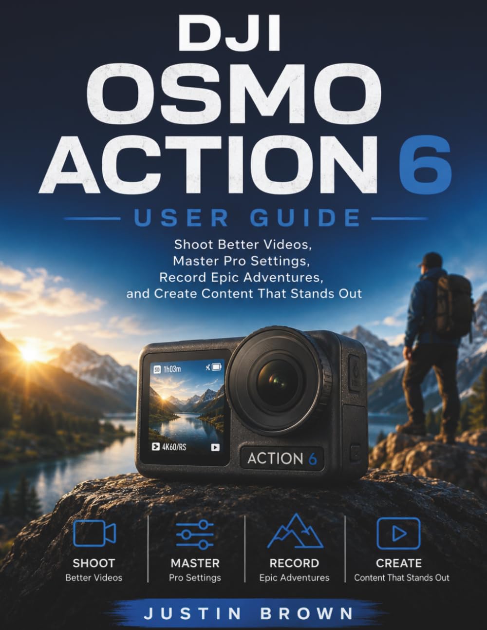 DJI Osmo Action 6 User Guide: Shoot Better Videos, Master Pro Settings, Record Epic Adventures, and Create Content That Stands Out