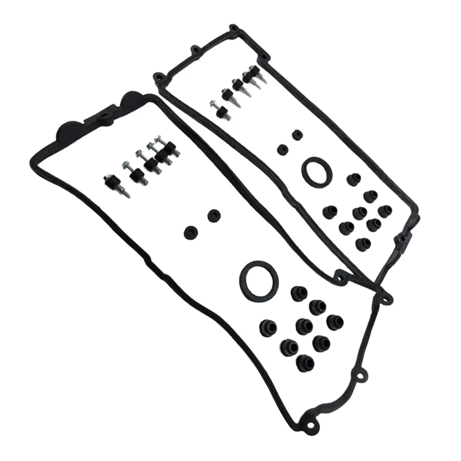 Head Cam Cover Gasket Compatible With BMW For 545i For E60 2004 2005 OEM:11127513194 Replacement Auto Parts Car Engine Valve Cover Gasket Kit Seals Gasket Replacement Auto Parts